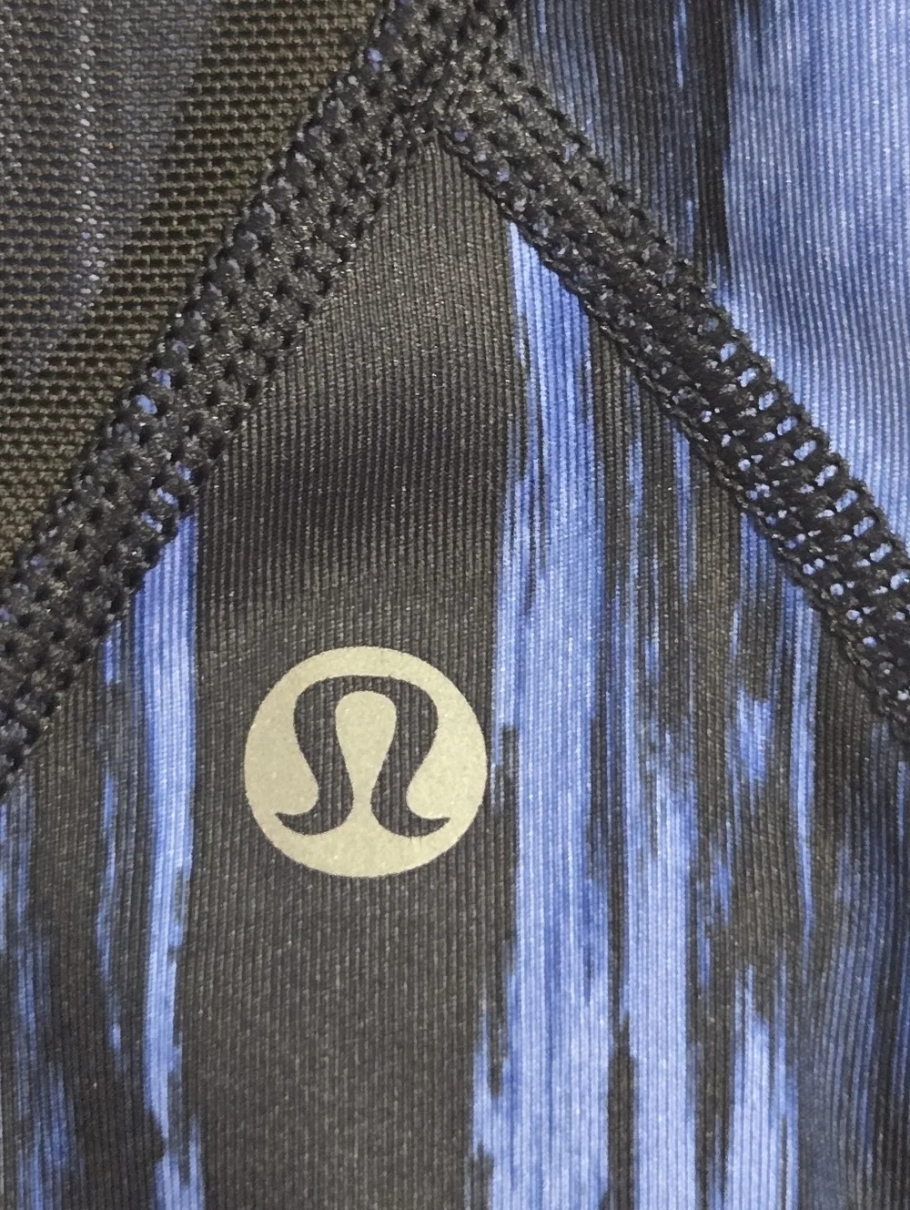 Lululemon Womens Blue Painted Animal Sprinkler All Meshed Up Leggings 4